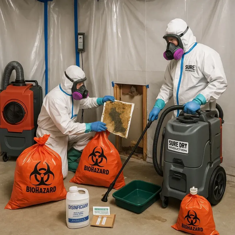 Contaminated Water Handling Protocols process in La Joya, TX
